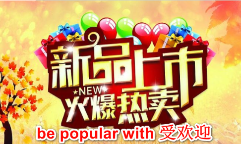 be popular with是什么意思