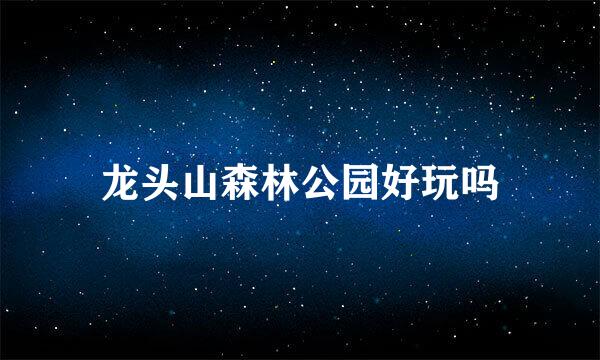 龙头山森林公园好玩吗