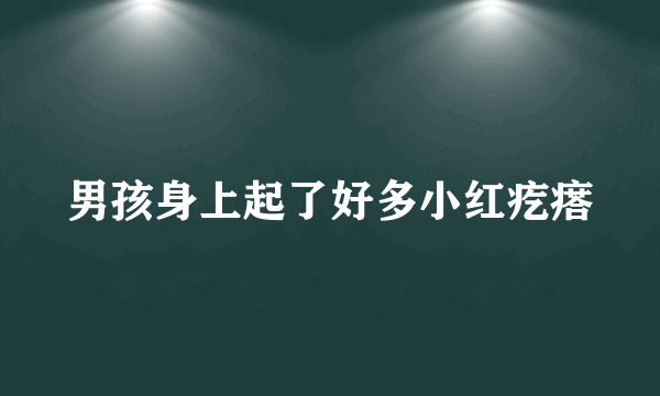 男孩身上起了好多小红疙瘩