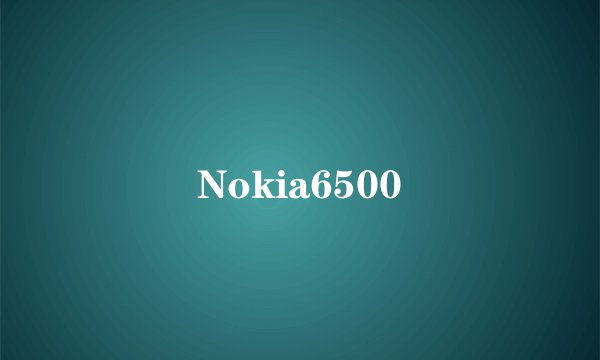 Nokia6500