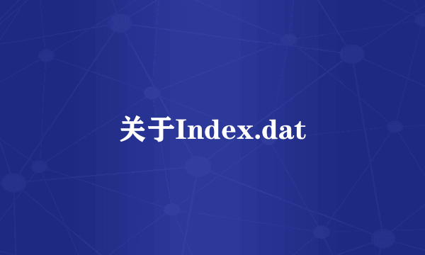 关于Index.dat